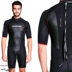 ALTUM Shorty Homme 3mm Avec Zip Dorsal - Cressi