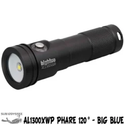 AL1300XWP Phare De Plongée 120° Photo/vidéo - Big Blue