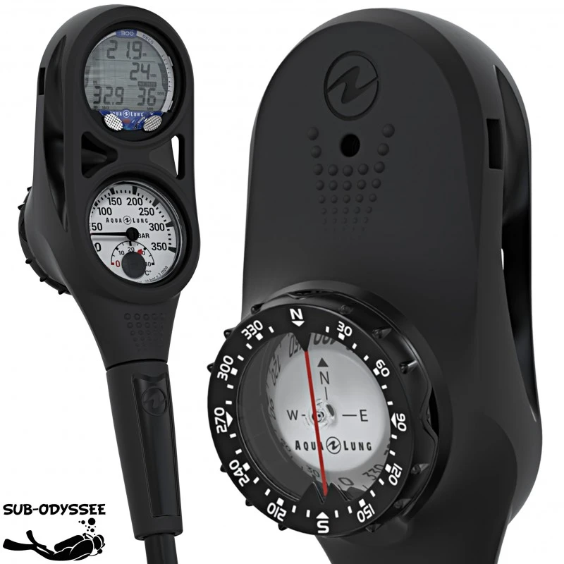 Console 2 éléments Manometre + Ordinateur I300C - Aqualung 1 Console 2 éléments Manometre + Ordinateur I300C - Aqualung