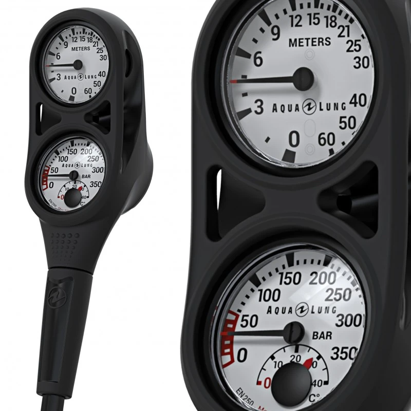 Console 2 éléments Manometre + Profondimètre - Aqualung 1 Console 2 éléments Manometre + Profondimètre - Aqualung