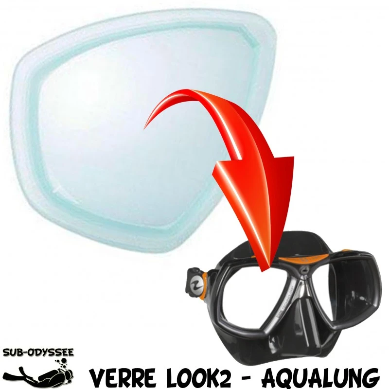 Verre Correcteur LOOK 2 & LOOK 2 Midi Négatif (-1.0 à -10.0) - Aqualung 1 Verre Correcteur LOOK 2 & LOOK 2 Midi Négatif (-1.0 à -10.0) - Aqualung
