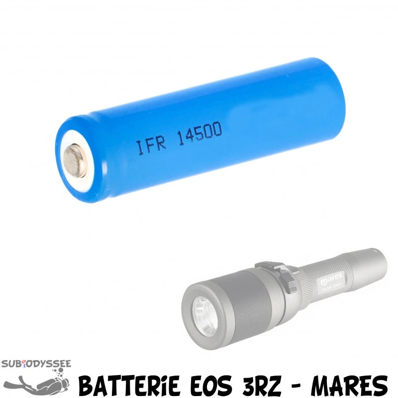 Batterie 14500 Lithium Avec Téton Borne+ (pour Phare EOS 2RZ / 3RZ) - Mares 1 Batterie 14500 Lithium Avec Téton Borne+ (pour Phare EOS 2RZ / 3RZ) - Mares