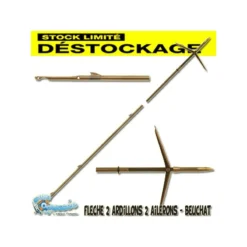 Flèche Ø 7 Mm 2 Ardillons & 2 Ailerons Soudés De Beuchat - Destockage