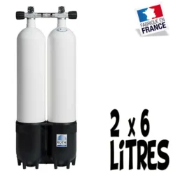 Bi-Bouteille De Plongée 2 X 6 Litres 230 Bars (Ø140mm) - Roth