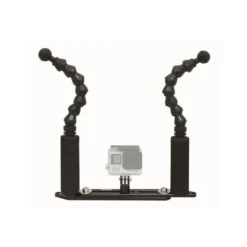 Platine EXTEND Double Bras + 2 FLEXI 7" + Fixation Gopro - BIG BLUE