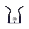 Platine FIXE Double Bras + 2 FLEXI 7" + Fixation GoPro - Big Blue