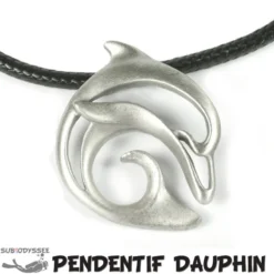 Pendentif DAUPHIN "FLIPPER" Etain - BigBlue By St John
