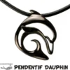 Pendentif DAUPHIN "FLIPPER" Hematite - BigBlue By St John