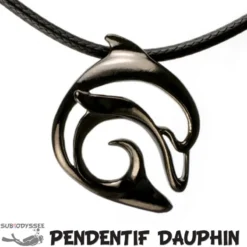 Pendentif DAUPHIN "FLIPPER" Hematite - BigBlue By St John