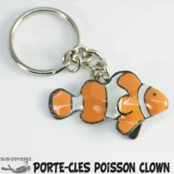 Porte Cle POISSON CLOWN Etain - BigBlue By St John
