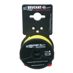 Bobine Fil KEVLAR 150 Kg Jaune 50 Mètres - Beuchat -Promos Bathypique Boutique bobine fil kevlar 150 jaune arbalete moulinet chasse sous marine beuchat pas cher sub odyssee lyon 3