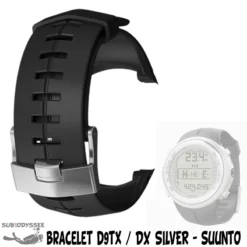 Bracelet Elastomere Pour D9tx & DX Silver - SUUNTO