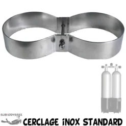 Cerclage Inox Standard Pour Bi-Bouteille Inox Largeur : 30mm
