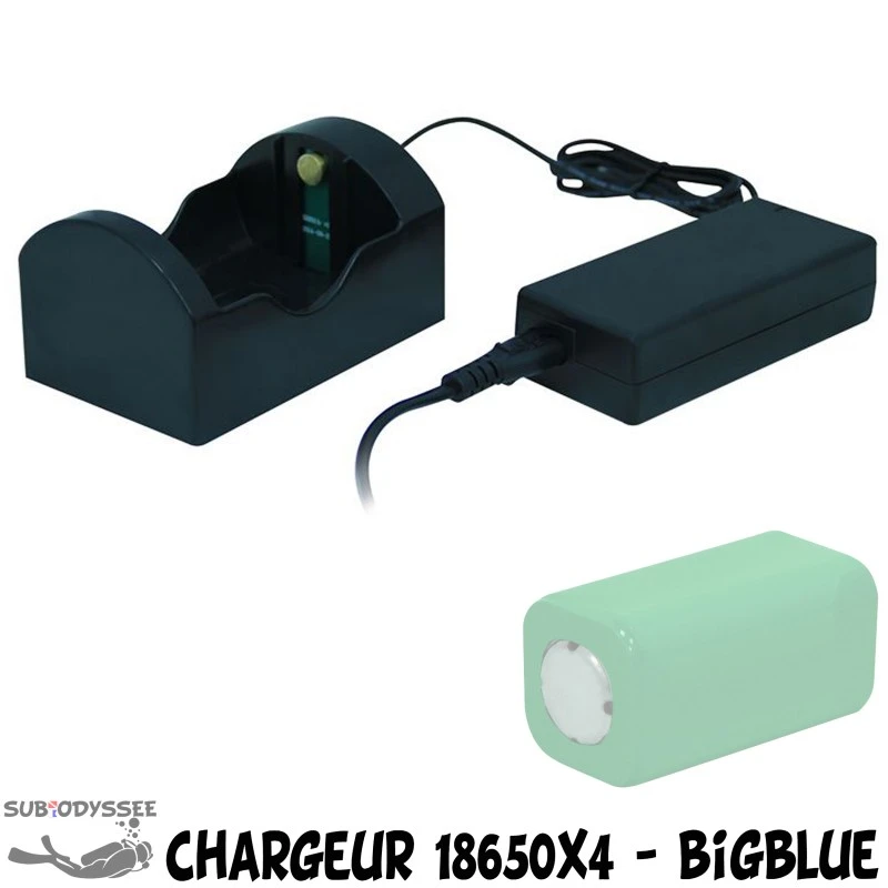 Chargeur Pour Batteries 18650x4 Supreme Rechargeables Li-Ion - Big Blue 1 Chargeur Pour Batteries 18650x4 Supreme Rechargeables Li-Ion - Big Blue
