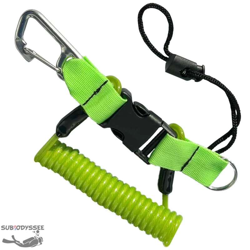 Cordon Spiralé INOX Mousqueton Inox - Bersub 1 Cordon Spiralé INOX Mousqueton Inox - Bersub