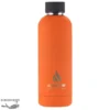 Bouteille THERMOS 500ml Caoutchouc ORANGE NOIR - Cressi