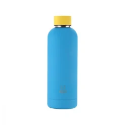 Bouteille THERMOS 500ml Caoutchouc TURQUOISE JAUNE - Cressi -Promos Bathypique Boutique cressi bouteille thermos 500ml caoutchouc pas cher sub odyssee 2