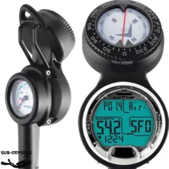 Console LEONARDO 3 éléments (ordinateur + Manomètre + Profondimetre) - Cressi