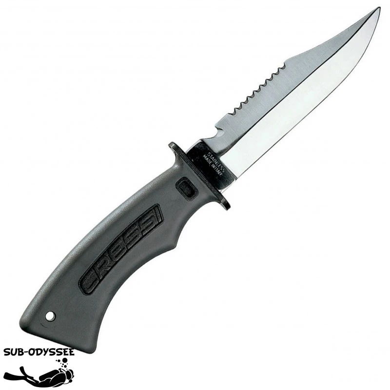 NORGE Couteau Plongée Inox 22.8cm - Cressi 1 NORGE Couteau Plongée Inox 22.8cm - Cressi