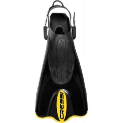 PALAU SAF Palme Courte De Natation & Fitness NOIR / JAUNE - Cressi -Promos Bathypique Boutique cressi palau saf palme courte natation fitness pas cher sub odyssee lyon 2