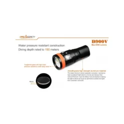 D900V Phare VIDEO 2200 Lumen - ORCA TORCH -Promos Bathypique Boutique d900v phare video 2200 lumen orca torch 4