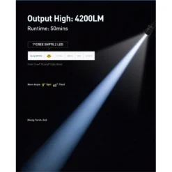 S40 Phare De Plongée 4200 Lumen - Divepro -Promos Bathypique Boutique divepro phare plongee s40 sub odyssee lyon pas cher 5