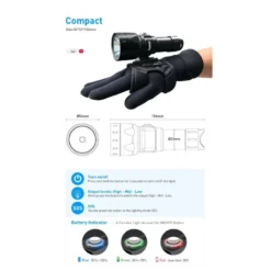 S40 Phare De Plongée 4200 Lumen - Divepro -Promos Bathypique Boutique divepro phare plongee s40 sub odyssee lyon pas cher 6