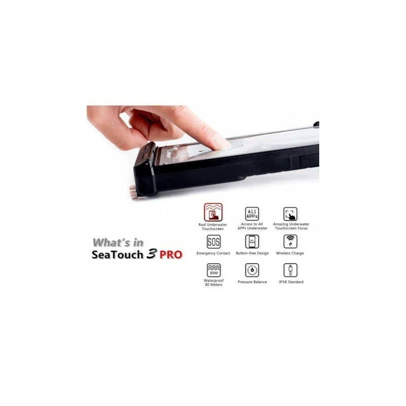 SEATOUCH 3 Pro 80m Caisson Pour Samsung S8/S8+/S9/S9+ (Pack 4) - Divevolk 2 SEATOUCH 3 Pro 80m Caisson Pour Samsung S8/S8+/S9/S9+ (Pack 4) - Divevolk – Image 2
