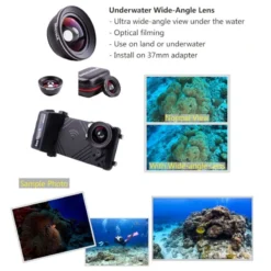 Lentille Grand Angle SEALENSE - Divevolk -Promos Bathypique Boutique divevolk lentille grand angle 105 sealense pas cher sub odyssee 2