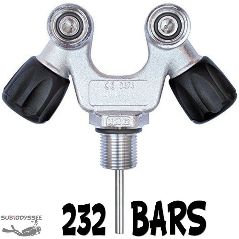 Robinet 2 Sorties Fixes En V G5/8 (DIN) 232B - M25 X 200 1 Robinet 2 Sorties Fixes En V G5/8 (DIN) 232B - M25 X 200