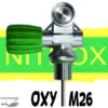 Robinet Mono Bouteille M26 NITROX