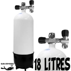 Bloc 18 Litres 2 Sorties Acier - Eurocylinder