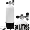 Bloc 18 Litres 2 Sorties Acier - Eurocylinder