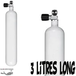Bouteille 03 Litres Long 232 Bars Acier - Eurocylinder
