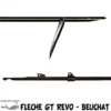 Flèche Tahitienne GT REVO Ø7mm 1 Ardillon & 1 Aileron Soudes - Beuchat