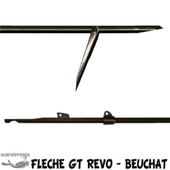 Flèche Tahitienne GT REVO Ø7mm 1 Ardillon & 1 Aileron Soudes - Beuchat