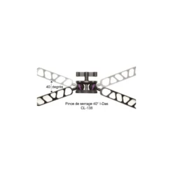 Pince Clamp Alu 40° Pour Boule De 25mm - Idas -Promos Bathypique Boutique idas pince clamp alu 40 pour boule de 25mm pas cher sub odyssee 2