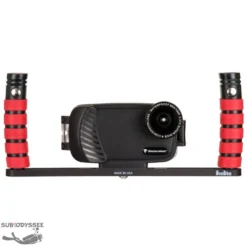 Platine Double Avec Poignées à Grip Déclampable - IKELITE -Promos Bathypique Boutique ikelite platine avec doubles poignees a grip pas cher sub odyssee 4