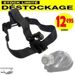 Support De Casque Pour Mini Caméra - Intova - DESTOCKAGE