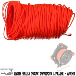 Ligne Seule Pour Dévidoir LIFELINE Ø1.5mm - Apeks