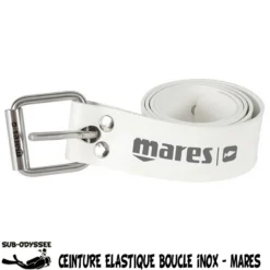 Ceinture Elastique BLANCHE Boucle Marseillaise - Mares
