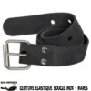 Ceinture Elastique NOIRE Boucle Marseillaise - Mares