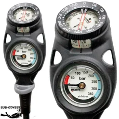 Console MISSION 2C Manomètre + Compas - Mares