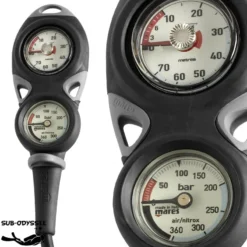 Console MISSION 2 Manomètre + Profondimetre - Mares