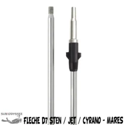 Flèche Filetée Ø7mm Acier Pour Fusil Pneumatique - Mares