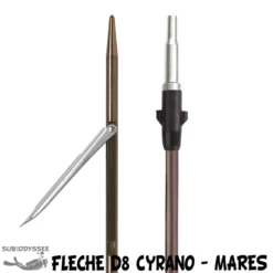 Flèche Tahitienne Ø8mm Acier Pour Fusil Pneumatique - Mares
