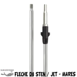 Flèche Filetée Ø8mm Acier Pour Fusil Pneumatique - Mares
