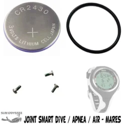 Kit Pile SMART (pile + Joint + 2 Vis Capot + 1 Vis Bracelet) - Mares