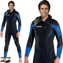 FLEXA WARM 7mm Monopièce Avec Cagoule Homme - Mares