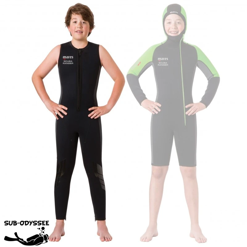 SCUBA RANGER 5mm Salopette Enfant - Mares 1 SCUBA RANGER 5mm Salopette Enfant - Mares
